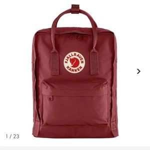 Ox Red Fjallraven  Kanken Backpack